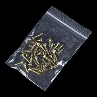 Plain Resealable Grip Seal Bags - 8" x 11" (1 pack = 100 bags)