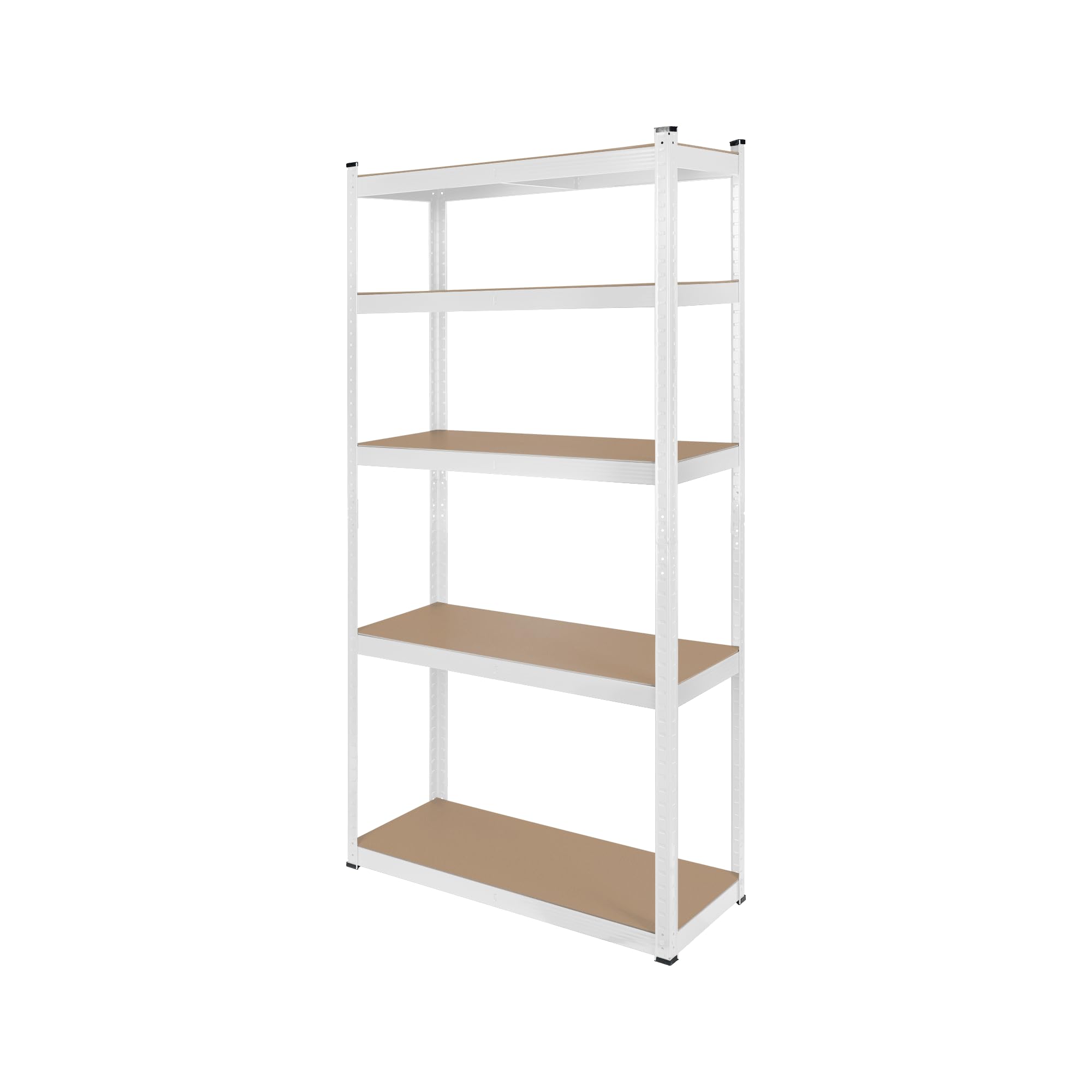 Rebel Étagère d'entrepôt en métal 180x90x40 Blanc RB-1251W
