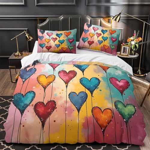 Housse de couette 135x200 microfibre hypoallergénique et douce - 2