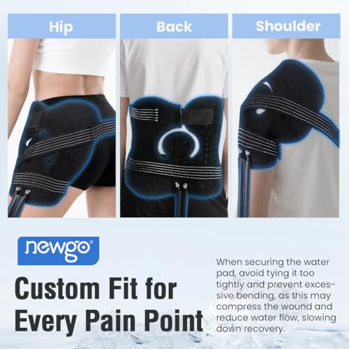 NEWGO Cold Therapy Machine with Programmable Timer & Quiet Pump – Lightweight Cold Pad for Knee/Shoulder After Replacement Surgery, Post-Op Swelling, Joint Pain, Arthritis, Sports Injuries - Image 6