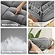 Sonive Pillow-Top Matratzenauflage extra dick Matratzenschoner, Gesteppte weiche Matratzen Topper mit 1000gsm Mikrofaser-Füllung, Öko-Tex Zertifiziert, waschbar Grau 200x200x30cm