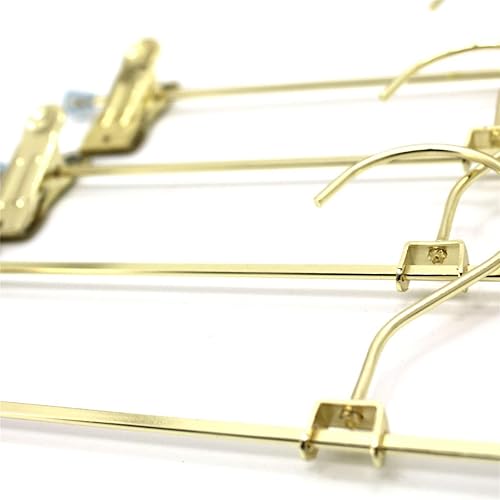 Miniatura 8 de KOOBAY - Paquete de 30 perchas de metal dorado de 13.7 pulgadas con gancho giratorio