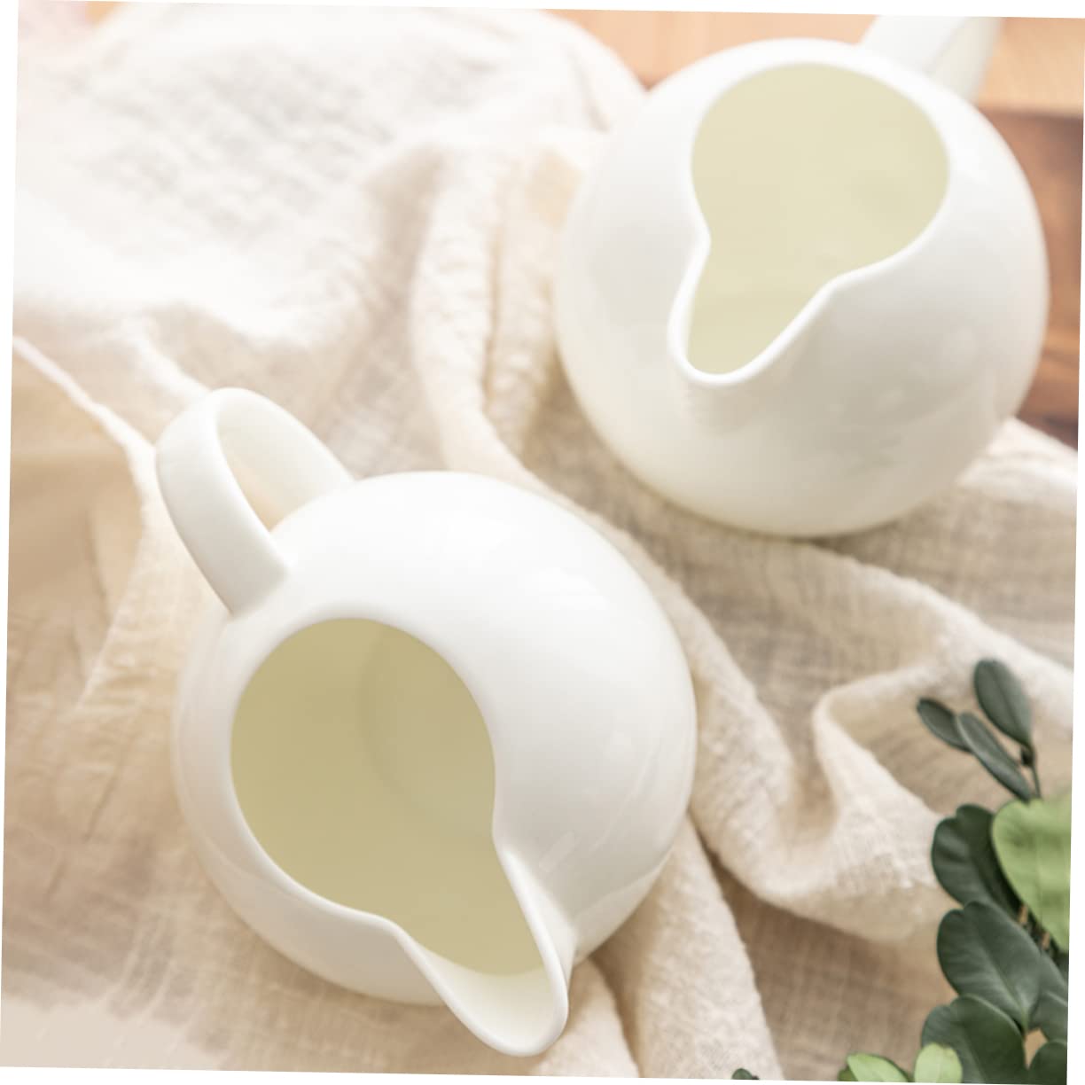 Garneck Brocca In Ceramica Con Manico Bianca Per Servizio