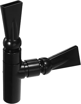 Fish Tank Double Nozzle Outflow Rotatable Plastic Fitting for Water Control Easy Installation Aquarium Accessory Compatible Aquariums