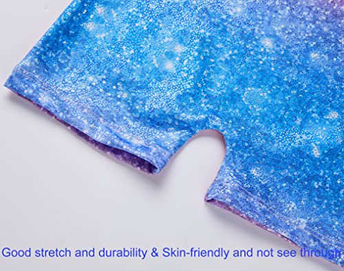 Image of Domusgo Gymnastics Leotards for Girls Sparkly One Piece Biketard Size 1-10Y