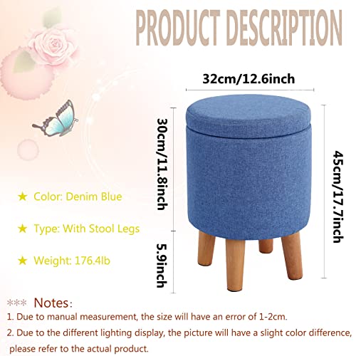 Tabouret à langer rond 32cm pour optimiser les petits salons