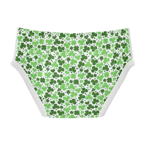 Boys' Exclusive Briefs Toddler Underwear 95% Combed Cotton Boxerbriefs 2T Large Patrick Clover Pattern 112