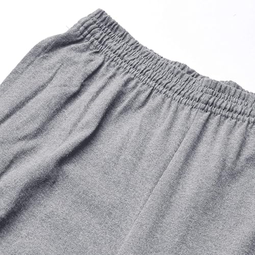 Pantalón Deportivo con Cintura Elástica Medio Gris Claro Hombre miniatura 5