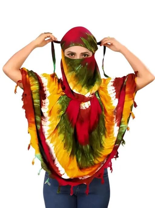 Women Rayon solid printed design Sun Rays Protection Mask and Lightweight Scarf for women-image-46