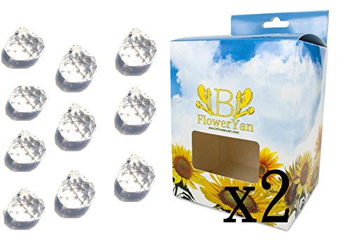 BFlowerYan 20x 30mm Crystal Ball Prisms- Clear BFlowerYan 20x 30mm Crystal Ball Prisms- Clear