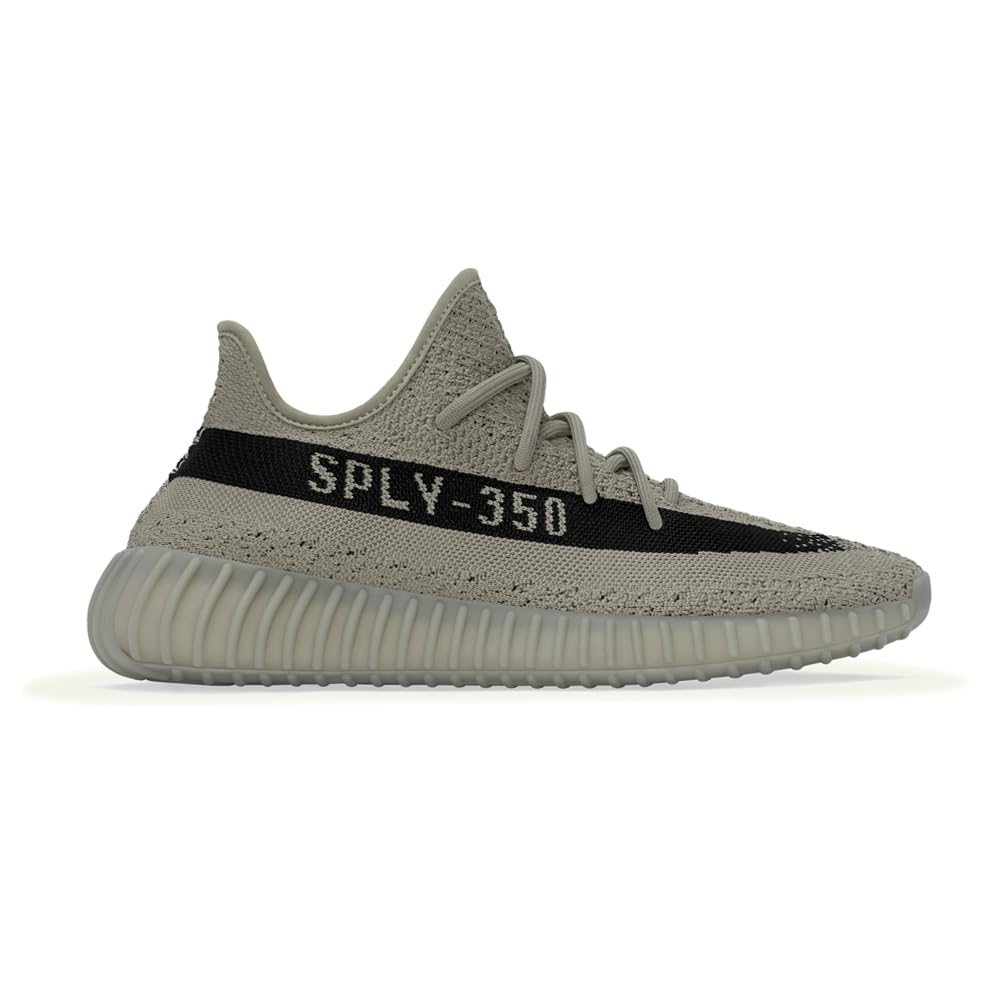 adidas Mens Yeezy Boost 350 V2 Lace Up Sneakers Shoes Casual - Grey - Size 8 M