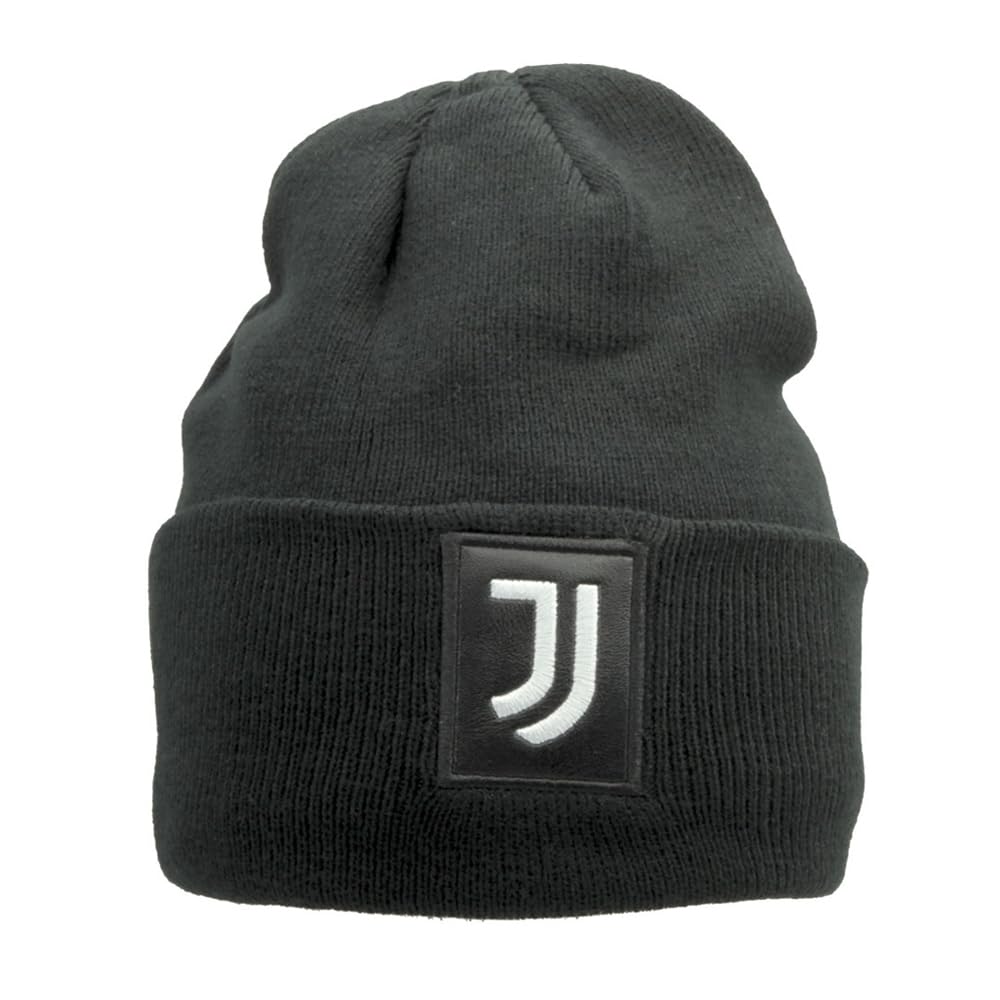 Juventus Unisex Black 133465 Juve Beanie Hat, One Size