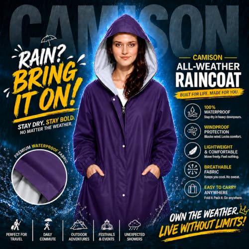 Image of Womens Eloura Waterproof Raincoat for Women