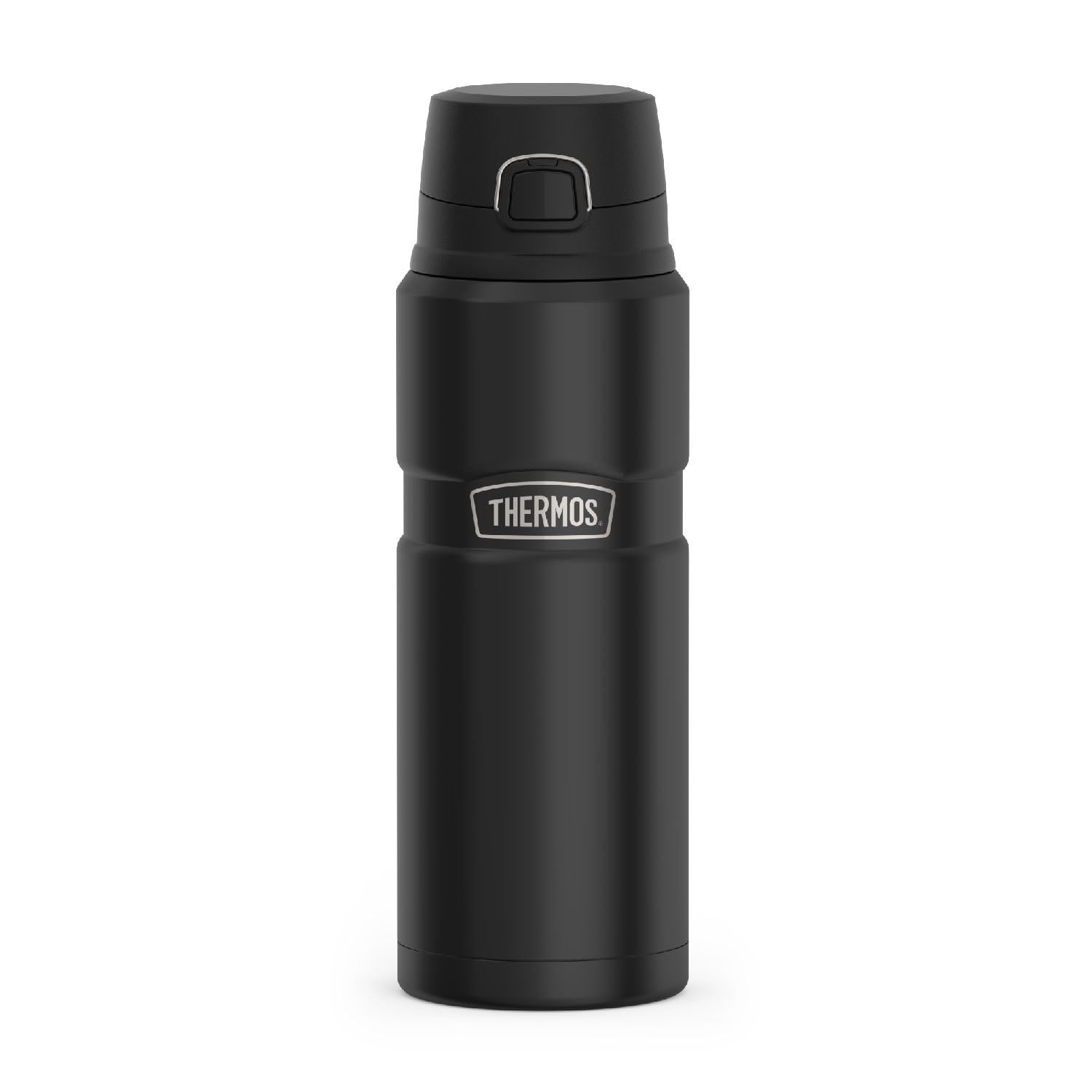 Thermos Stainless King 24-Ounce Drink Bottle 10.2"x 3.25"x 3.25" Black SK4000BKTRI4