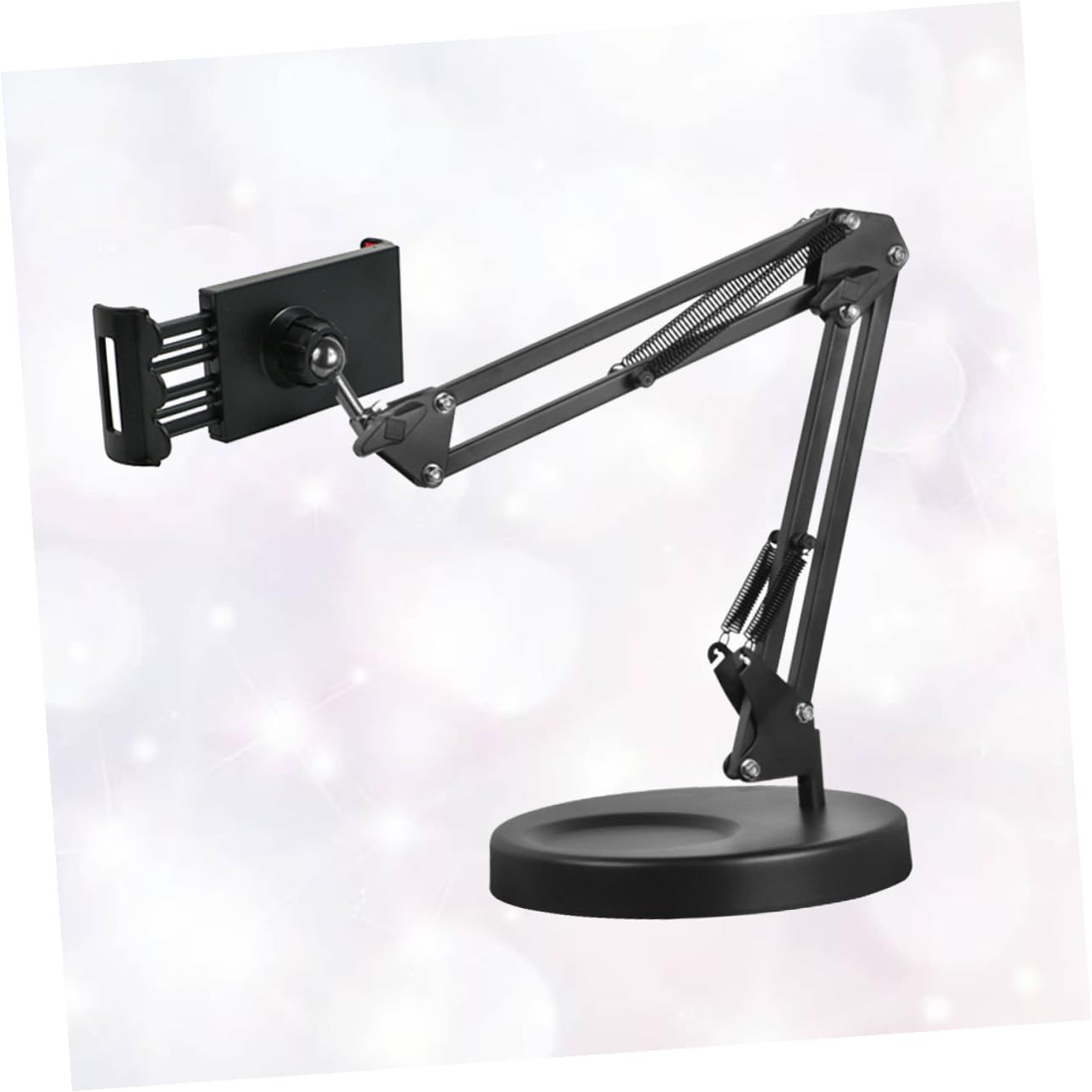 VILLCASE Soporte para Teléfono Móvil de Escritorio Soporte de Brazo de Suspensión con Base de Metal para Uso Dormitorio Cocina o Oficina para Teléfono