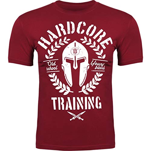 Chemise manches courtes homme Hardcore Training pour fitness et workout casual