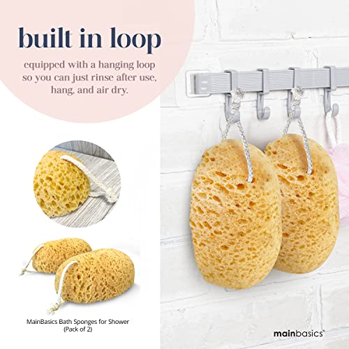 Mainbasics MB123 Bath Sponge, Exfoliating Body Sponge Large & Soft Shower Sponge thumb #6