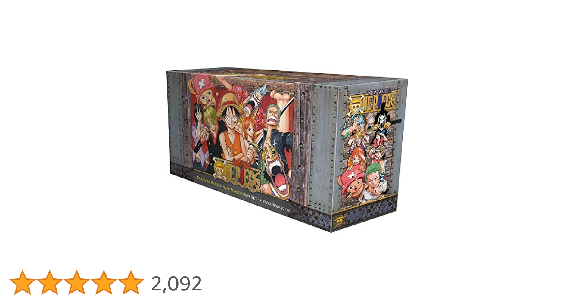 One Piece Box Set 3: Thriller Bark to New World - Volumes 47-70