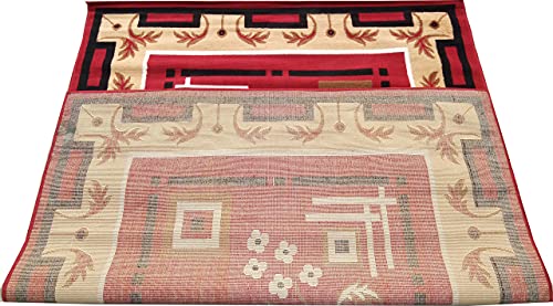Image of Home Decore Acrylic Carpet for Your Living Room & Drawing Room Aywhere in Your Home (90x150 Blue Colour)- 3x5 Feet