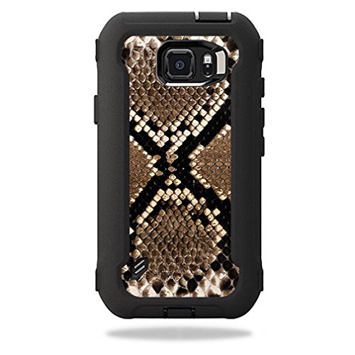 MightySkins Skin Compatible with OtterBox Defender Galaxy S6 Active Case wrap Cover Sticker Skins Rattler