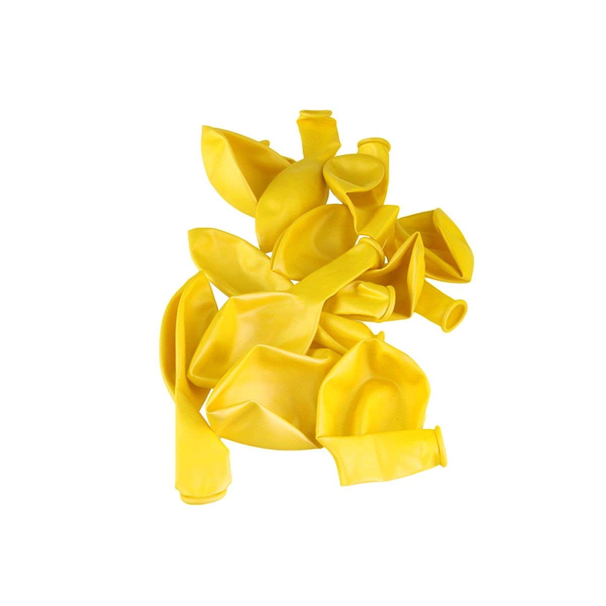 Balloonistics 10 Inch HD Metallic Shiny Balloons for Birthday Decoration, Decoration for Weddings, Engagement, Baby Shower, 1st Birthday, Anniversary, Birthday Party (Pack of 50) (Yellow) - Image 3 thumbnail