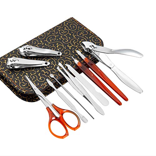 Coupe-cuticules pince et ciseaux SCRUBY, le kit de toilettage manucure pédicure complet