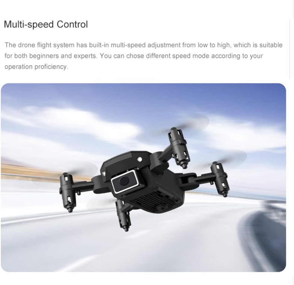 GoolRC S66 Mini Drone for Kids and Beginners, Foldable RC Quadcopter with 3D Flip, Altitude Hold, Headless Mode, Speed Adjustment, Storage Bag