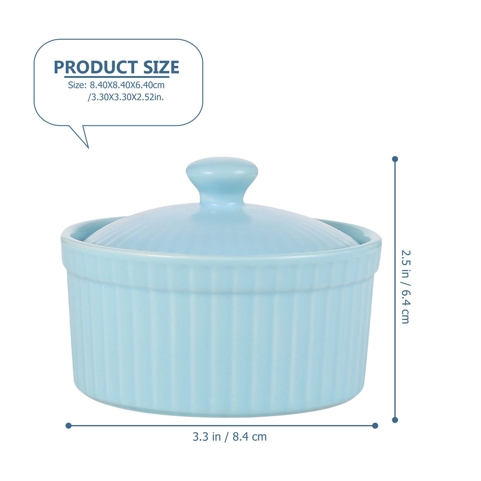 Ustensiles de Cuisson en céramique Ramequins pour la Cuisson Bol de Riz en céramique Ramequins en céramique Tasses de Cuisson pour tremper Les sauces Ramequin Bols à Soupe à l'oignon françai