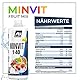 ALL STARS MINVIT Getränkekonzentrat – Intensiver Geschmackssirup mit Vitaminen und Mineralstoffen – zuckerarmer Getränkesirup für 40L Getränk – 1 Liter (Fruit-Mix)