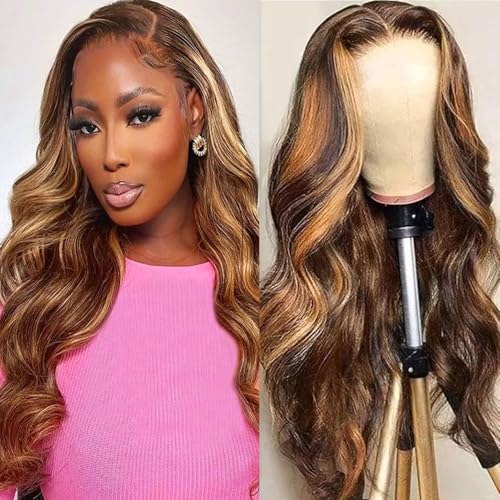 Perruques de cheveux humains IWISH 13x4 lace frontale sans colle avec noeuds decolores 61cm