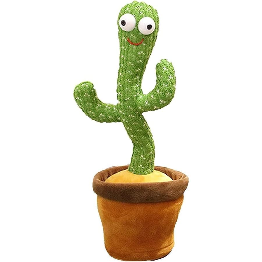 CS Dancing Cactus Toy Kids Talking Singing Wriggle Children Plush  Electronic Toys Baby Voice Recording Repeats What You Say LED Lights Gift.  : Amazon.in: Toys & Games