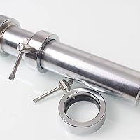 Vista 4 de Collares de barra, clips de cuello de barra de 2 pulgadas, par de clips de abrazadera de barra de acero inoxidable para levantamiento de pesas