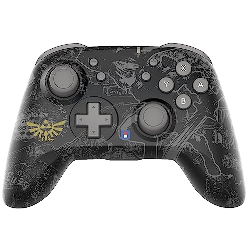 HORI HORIPAD Manette Sans Fil (Zelda Full Color) - Licence officielle Nintendo