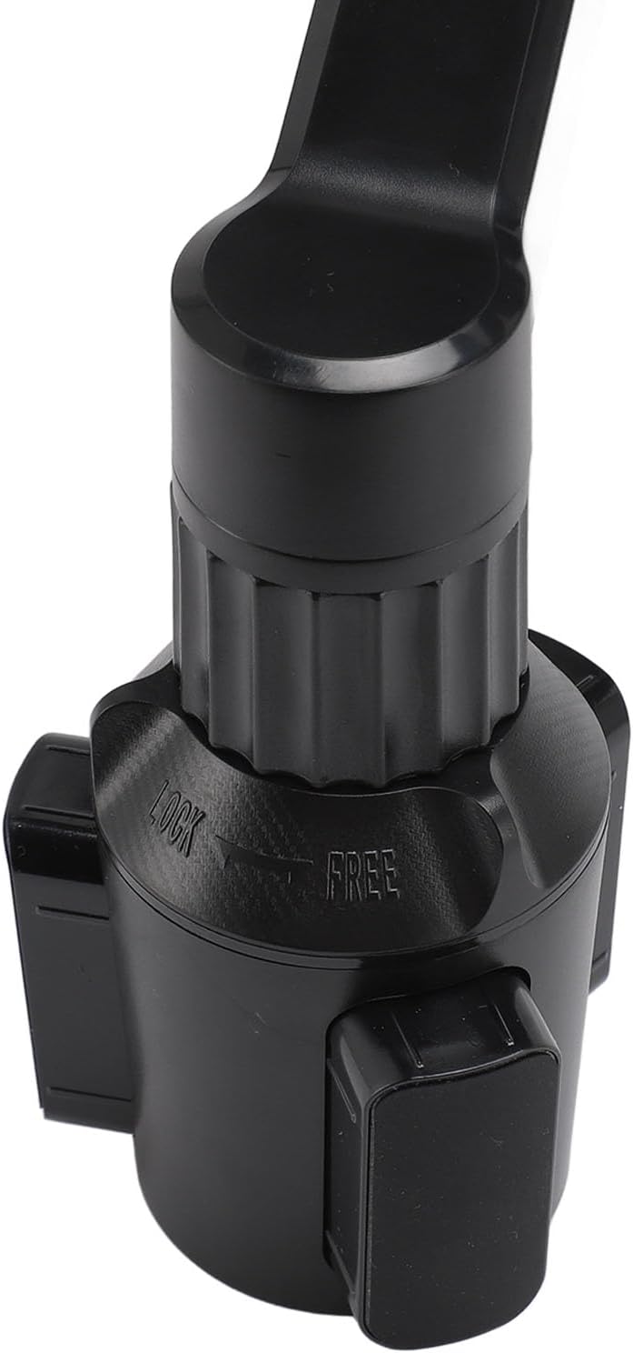 Car Cup Holder ° Rotation Dual Cup Holder Tray with Adjustable Base Width Compatible with Bottles up to 2.75 in/7 Cm Car Food Tray for Car Seats Strollers and Outdoor Chair