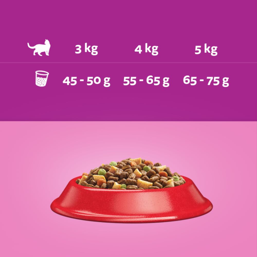 WHISKAS Manzo con carota, 14 kg