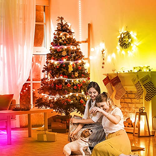 Image of DAYBETTER Led Lights for Bedroom, 32.8ft Led Strip Lights RGB Color Changing Strip Light with Remote Control, Led Light for Room Decor, Home Decor