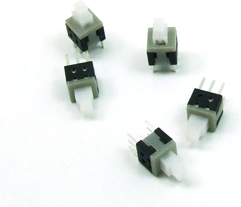 POPESQ® - 5 pcs. x MINI Switch 6x6mm MOMENTARY, THT, PCB #A696
