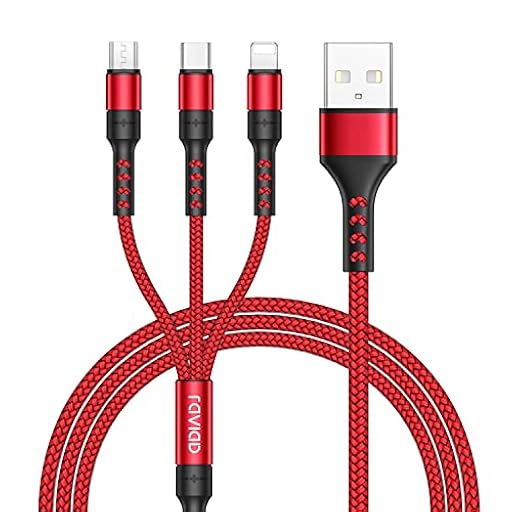 RAVIAD 3 en 1 Multi Cable de Carga, Nylon Multi USB Cargador Cable Múltiples Micro USB Tipo C Compatible con Samsung Galaxy S10/S9/S8/S7/S6, Huawei P30/P20/P10, Redmi Note 7/Mi A3/A2/A1 | Ya disponible en tu tienda friki favorita! En mundofriki.es! RAVIAD 3 en 1 Multi Cable de Carga, Nylon Multi USB Cargador Cable Múltiples Micro USB Tipo C Compatible con Samsung Galaxy S10/S9/S8/S7/S6, Huawei P30/P20/P10, Redmi Note 7/Mi A3/A2/A1 | Ya disponible en tu tienda friki favorita! En mundofriki.es!
