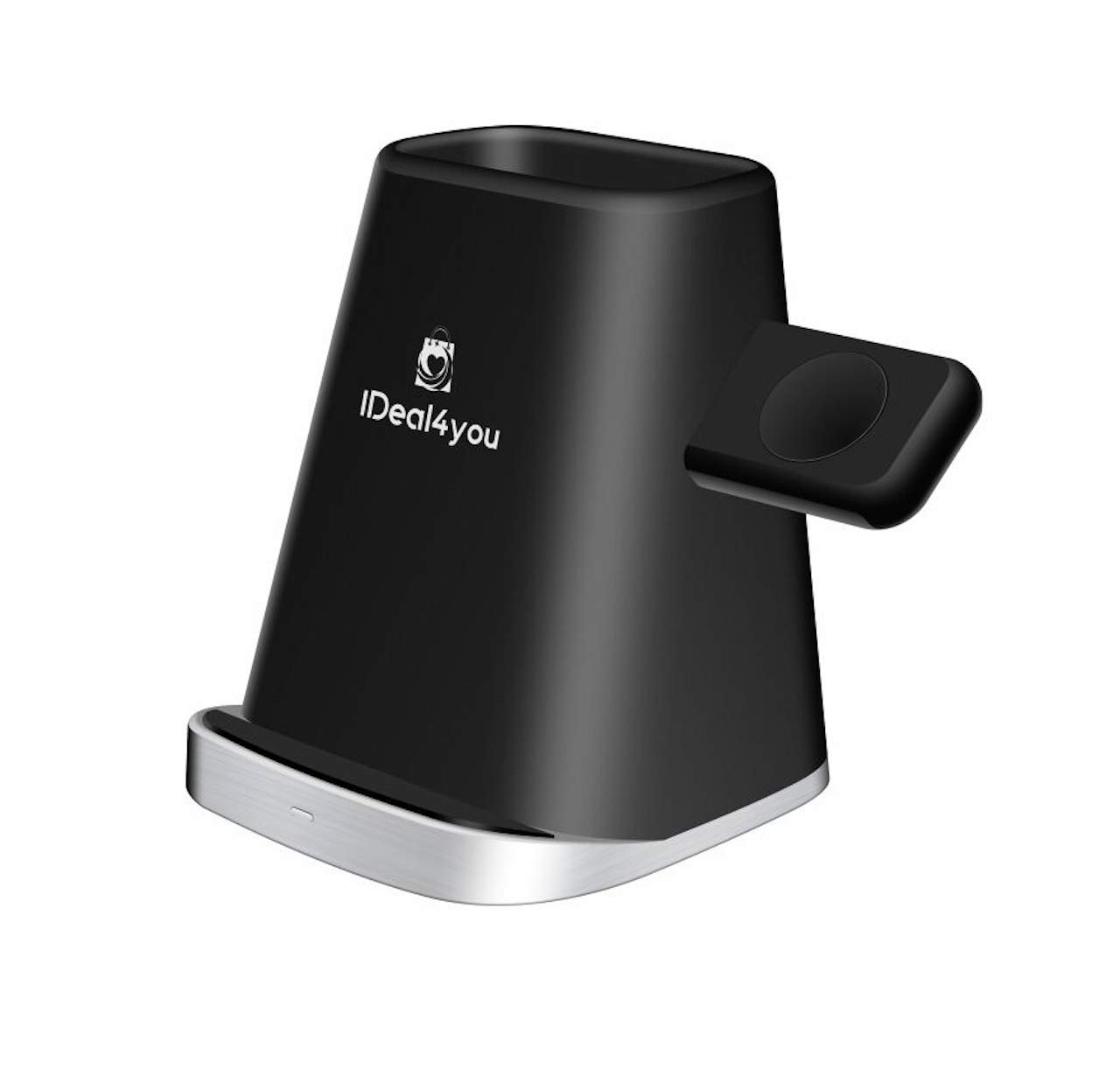 Stazione di ricarica wireless 3 in 1, stazione di ricarica wireless per iWatch 5/4/3/2, ricarica rapida Qi da 7,5 W, per iPhone 11/11 Pro Max/SE 2/XS Max/XR/XS/X/8/8P