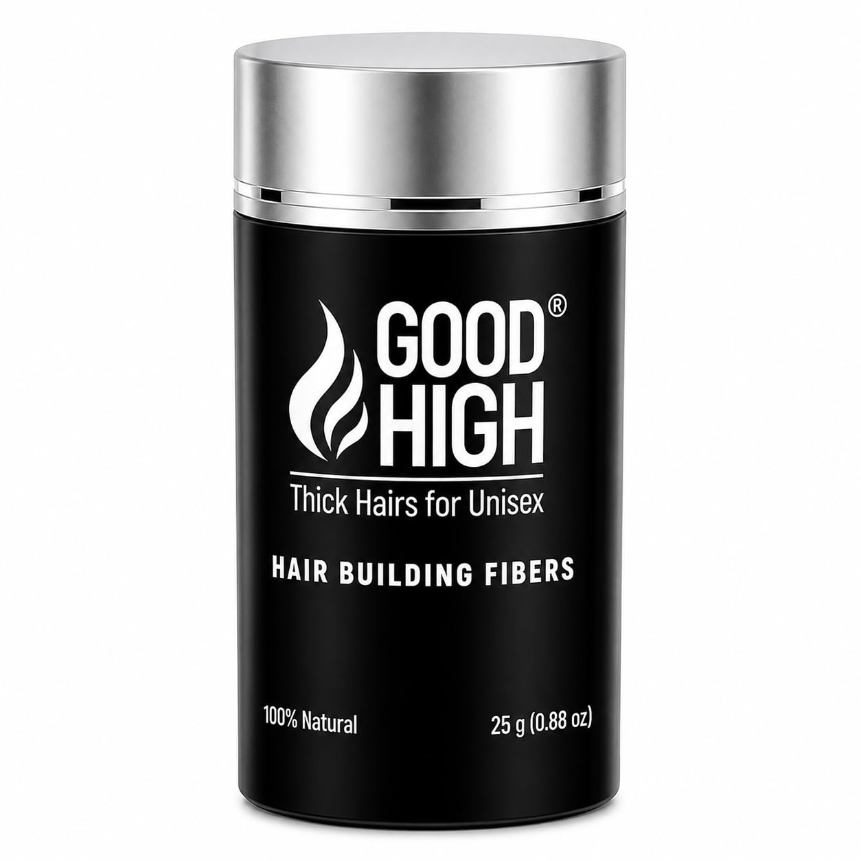 Good High Hyrgracee Hair Fibers Refill Pack absolute natural Black Instantly Thick Hair 50 gm-image-35