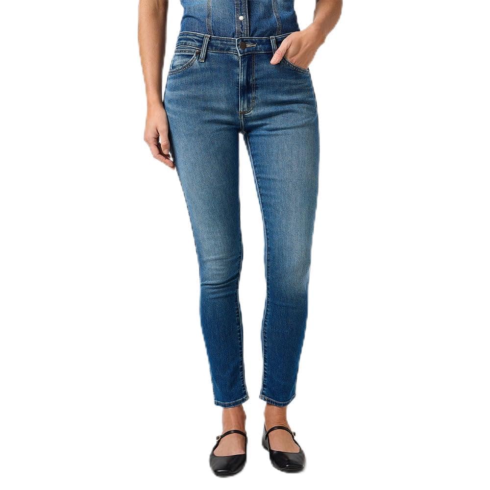 Wrangler Women's Skinny Jeans, Dingey Fade, 36W x 32L