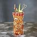 Tazas de cerámica para fiestas hawaianas de Tiki Tazas de cerámica, lindas copas de cóctel exóticas para fiestas hawaianas (450 ml)
