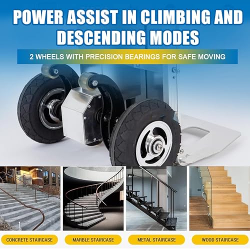 Carretilla eléctrica plegable para escaleras de aluminio miniatura 4