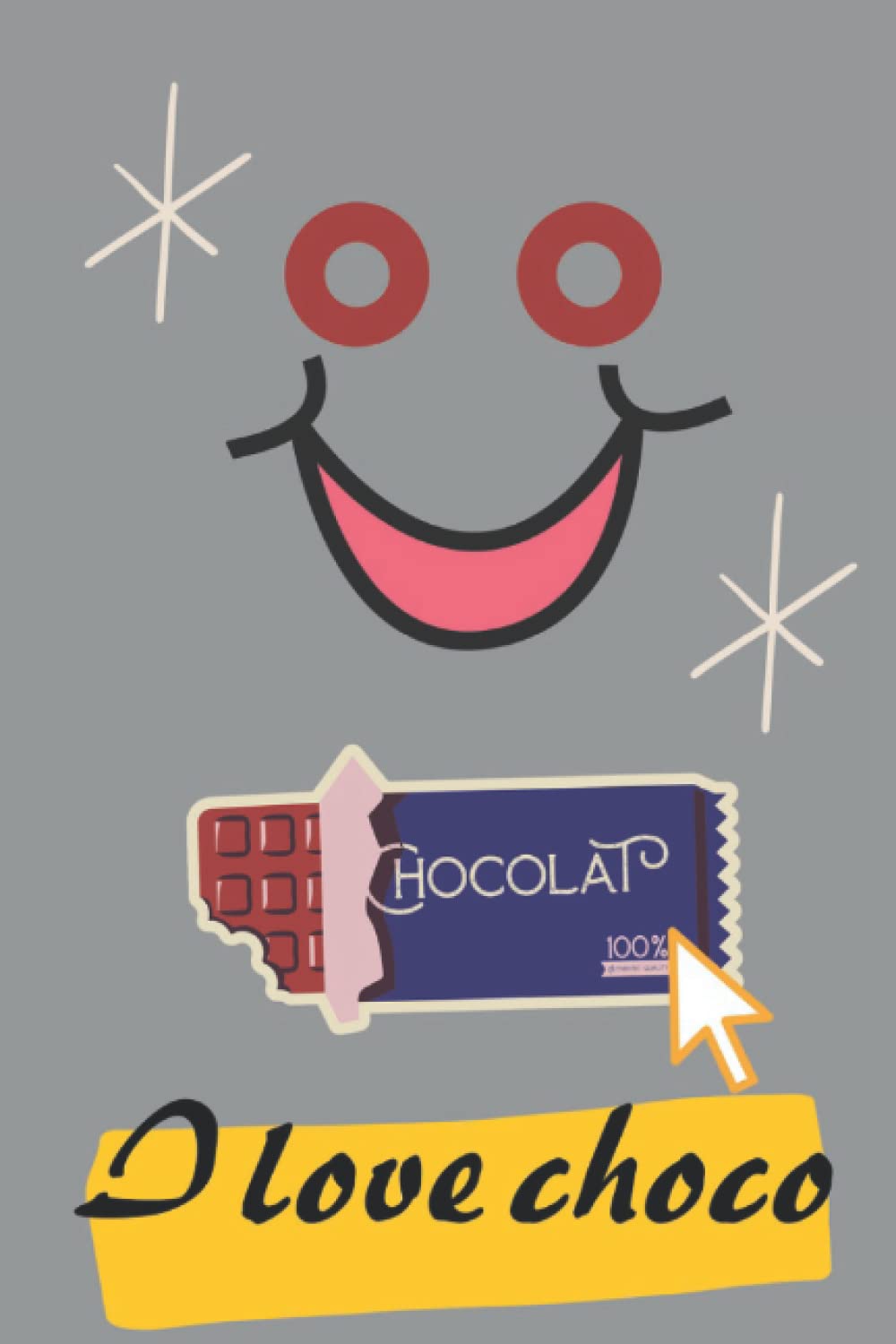 I love Choco: Nice note book journal gift for chocolate lovers .blank lined Note book , 120 pages, size "6*9" inch