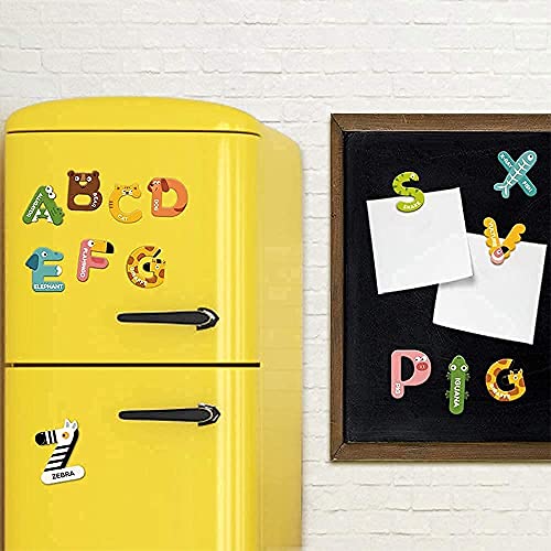 Jcren Magnetic Alphabet Magnets Letters And Numbers Toy +Jcren Jumbo Magnetic Letters Animals Alphabet Toys,Fridge Magnets Stick #TOP7