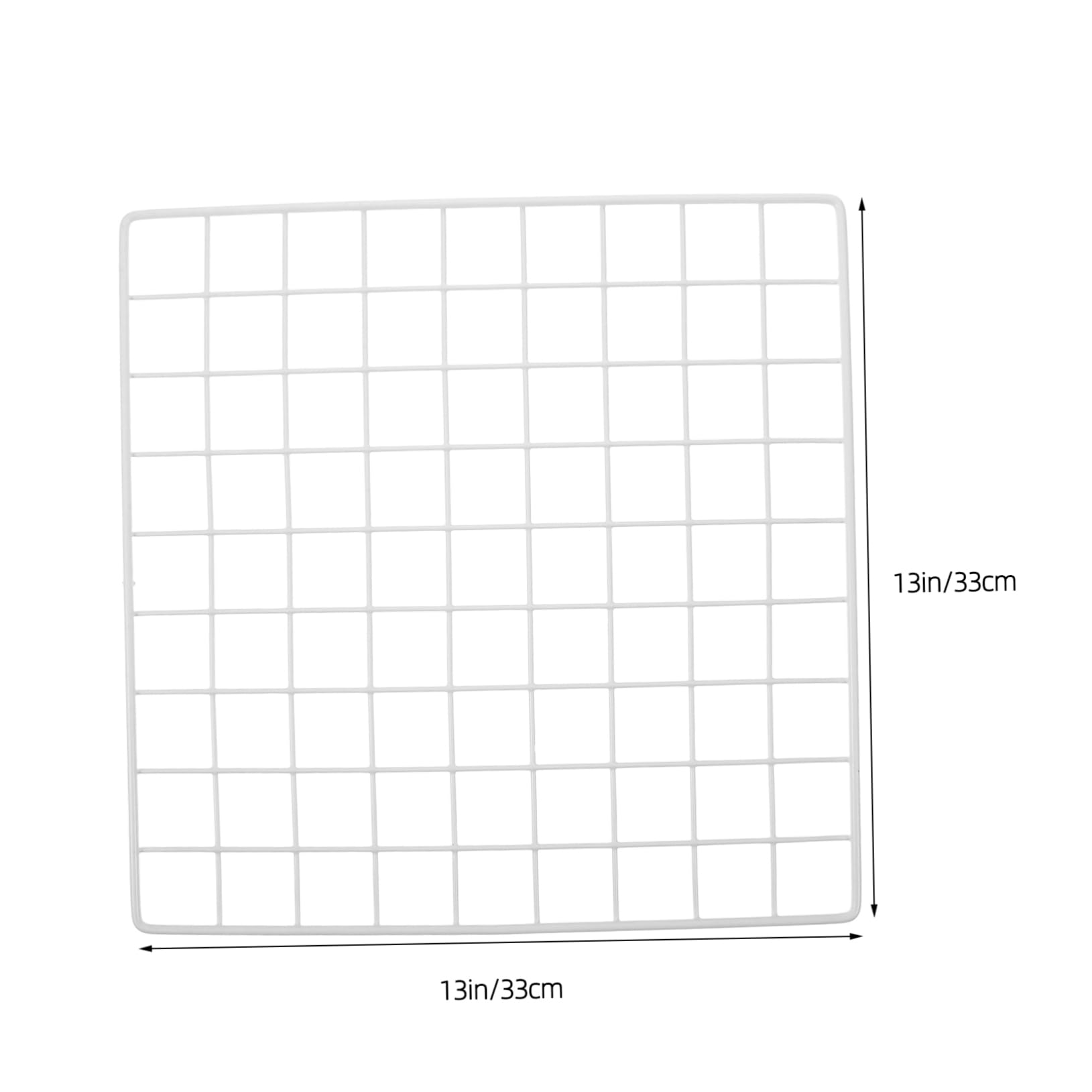 CORHAD Photo Grid Wall Shelf Multi-Purpose Iron Wire Display Grid for Photos Room Decor Wall Ornament Organizer for Kindergarten Retail Use