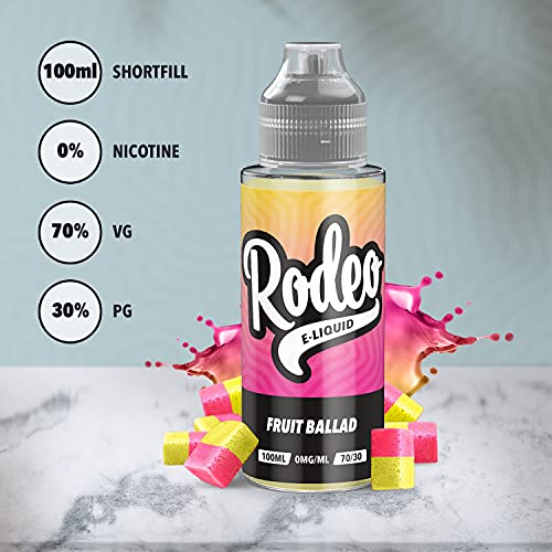 Four-Pack-4-x-100ml-Fruit-Ballad-Glazed-Jack-Blacks-Pear-Drips-E-Liquid-70VG30PG-Vape-Juice-E-Liquid-0-Nicotine-120ml-Bottle-Short-Fill-400ml-Rodeo-E-Liquid