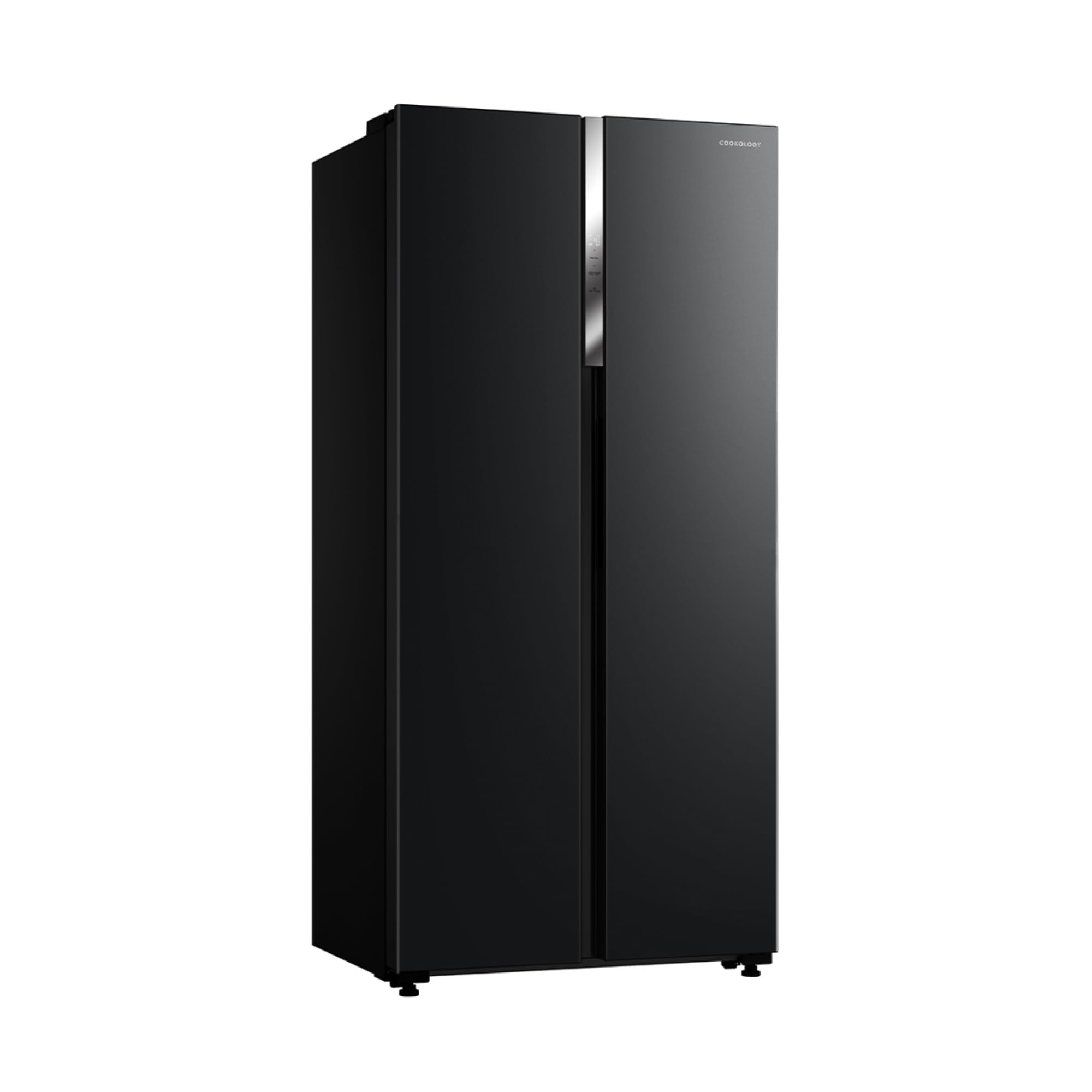 Cookology CSBS460BK 177.5cm Freestanding American Side-by-Side Fridge Freezer in Black - 460 Litre Capacity - 2 Doors - Frost Free - Adjustable Temperature Control - Super Freeze Setting