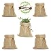 TBG Pack 5 Sacos de Yute 100% Natural. Bolsas Ecológicas Ideales para...