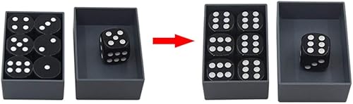 Miniatura 3 de ZQION 7 unidscaja predice milagro dados convertir todo en 6 trucos de magia dados magia niño juguete club fiesta juegos de mesa